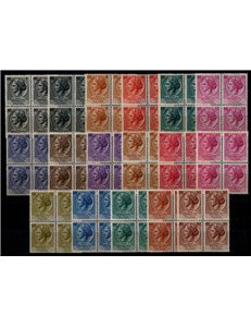 ITALIA 1955-60 Siracusana (in quartina) 17v MNH**