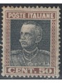 ITALY KINGDOM 1927 Parmeggiani 50c brown and grey MH*