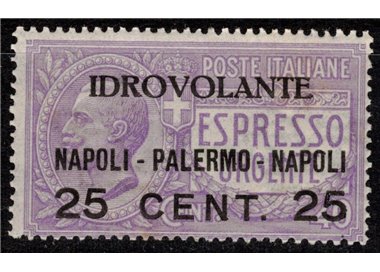 ITALIA REGNO 1917 Posta aerea, idrovolante MH*