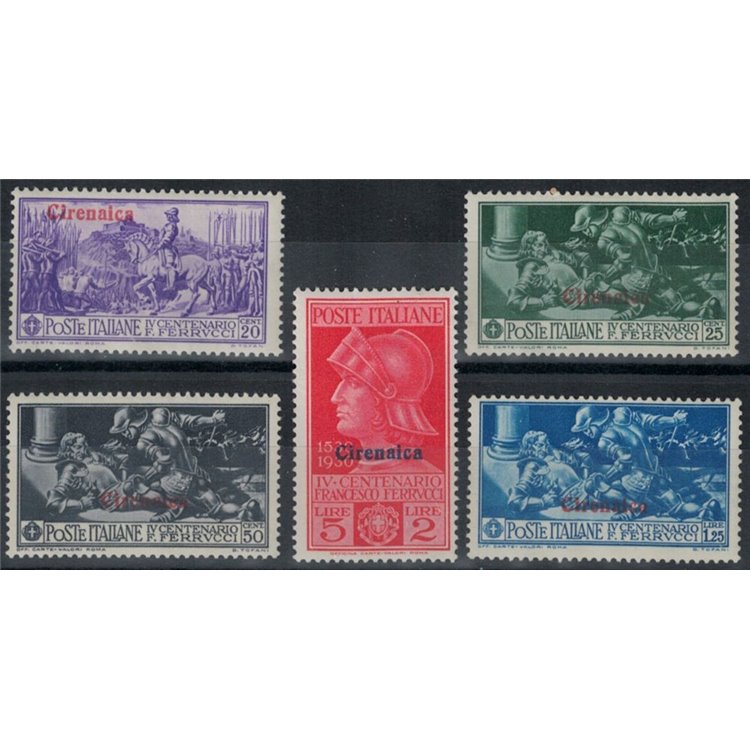 CYRENAICA 1930 Francesco Ferrucci 5v MH*