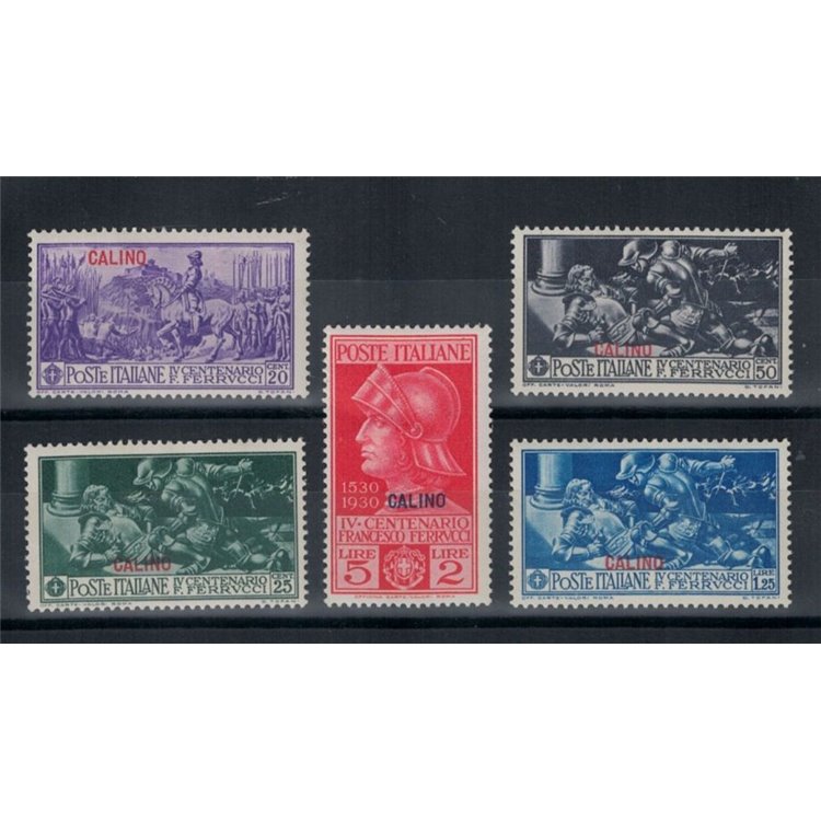 EGEO CALINO 1930 Francesco Ferrucci 5v MH*