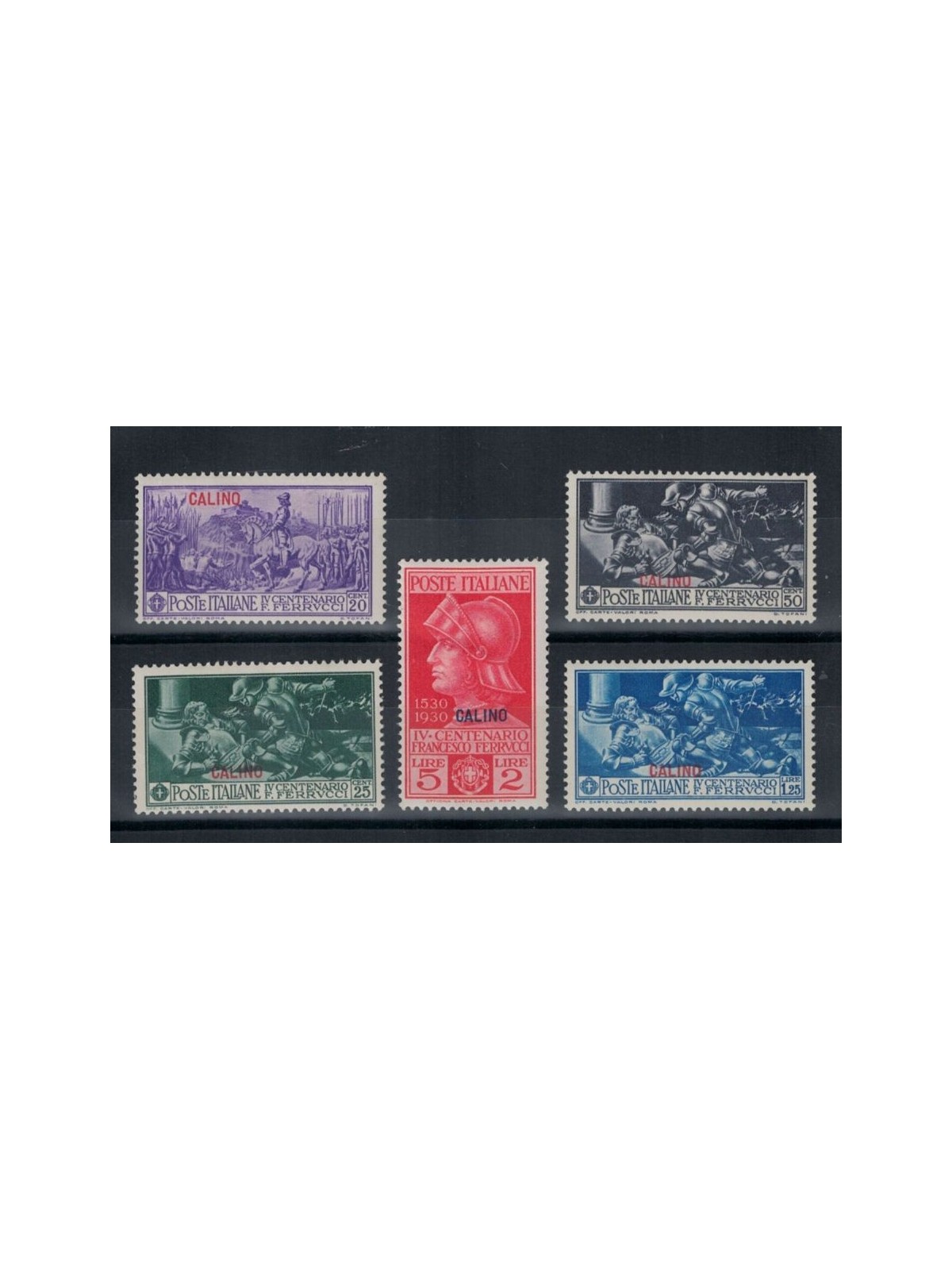 EGEO CALINO 1930 Francesco Ferrucci 5v MH*