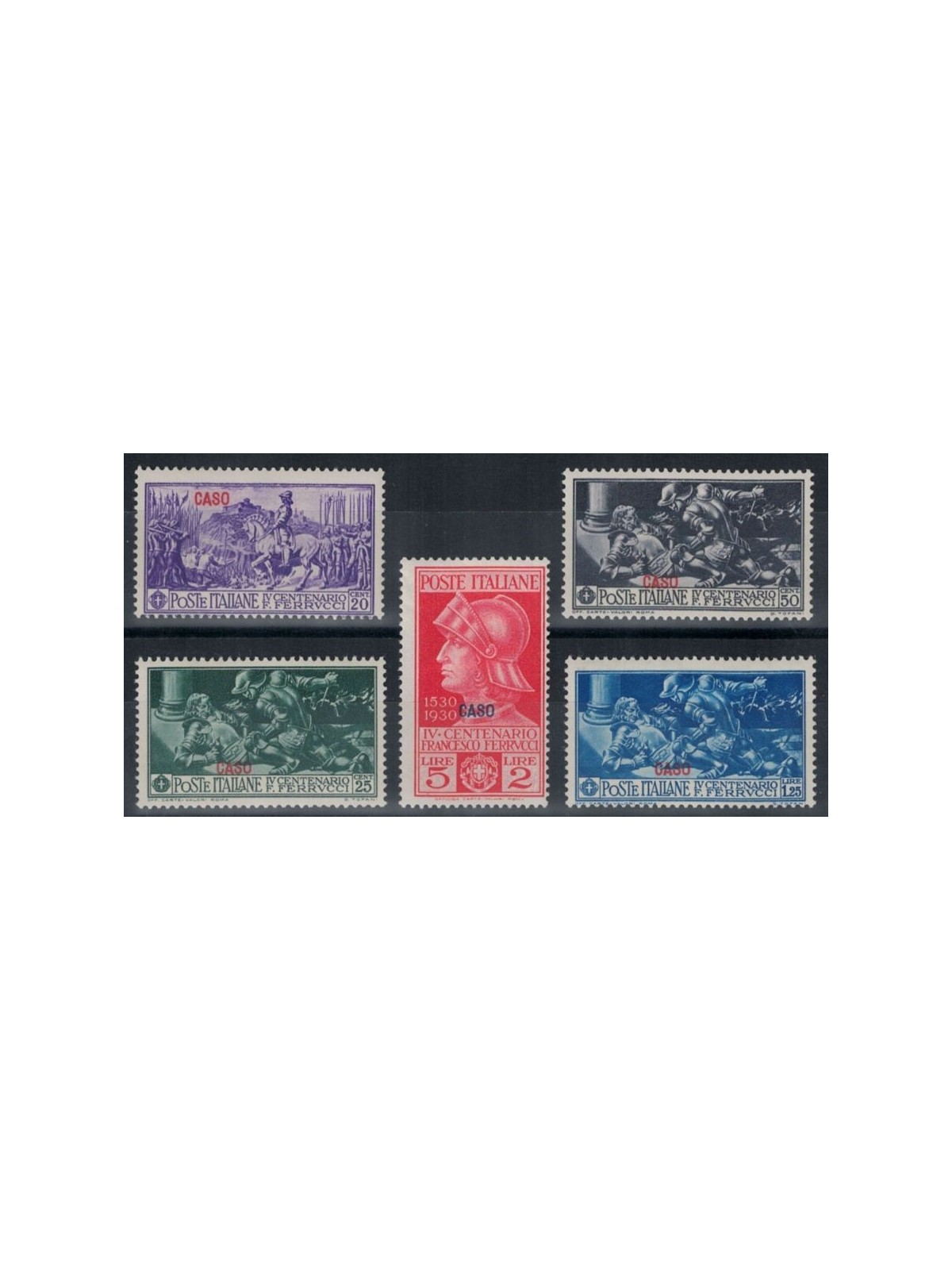 AEGEAN CASE 1930 Francesco Ferrucci 5v MH*