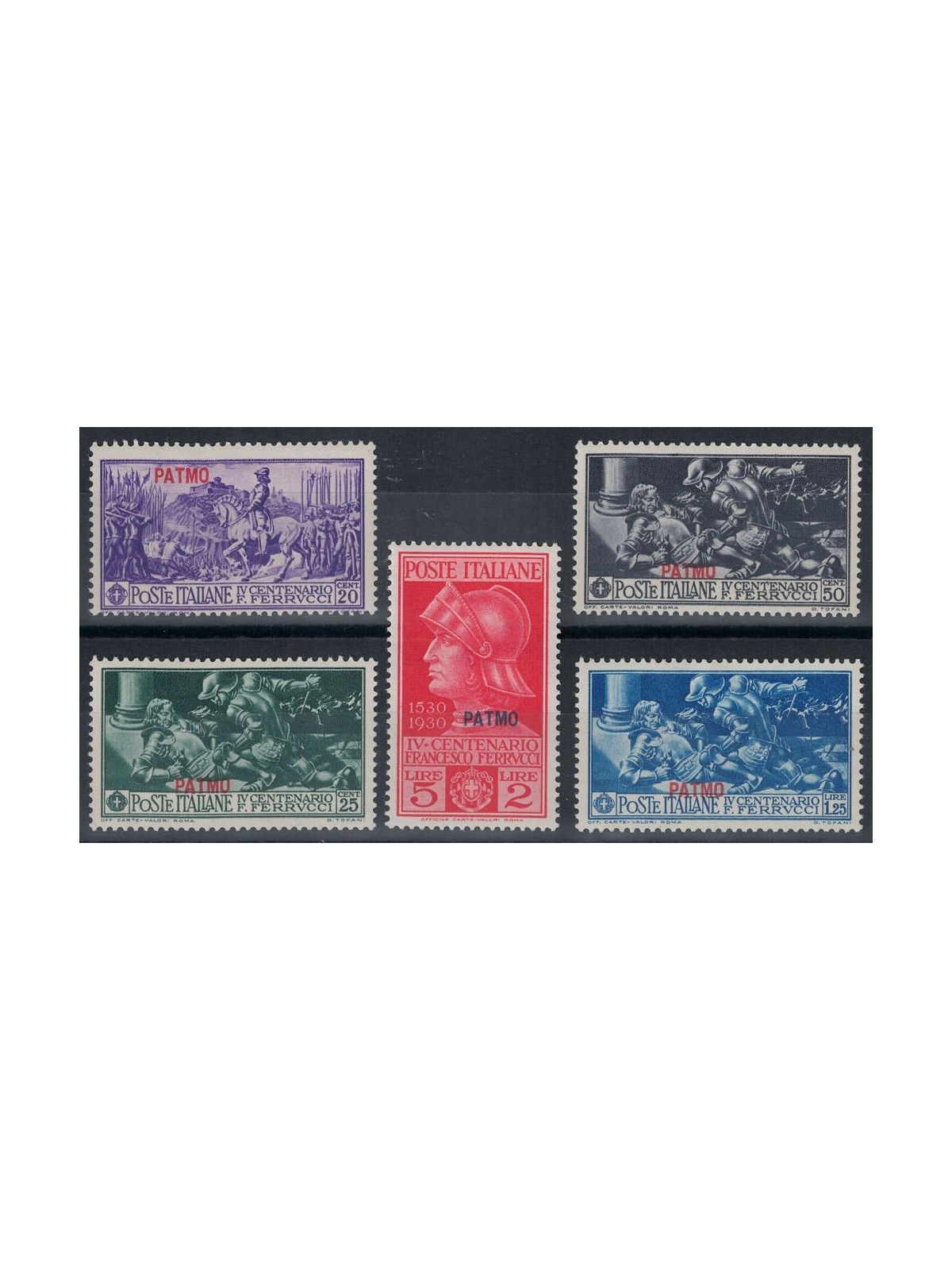 EGEO PATMO 1930 Francesco Ferrucci 5v MH*