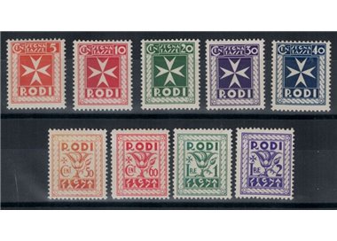 EGEO 1934 Segnatasse 9v MH*