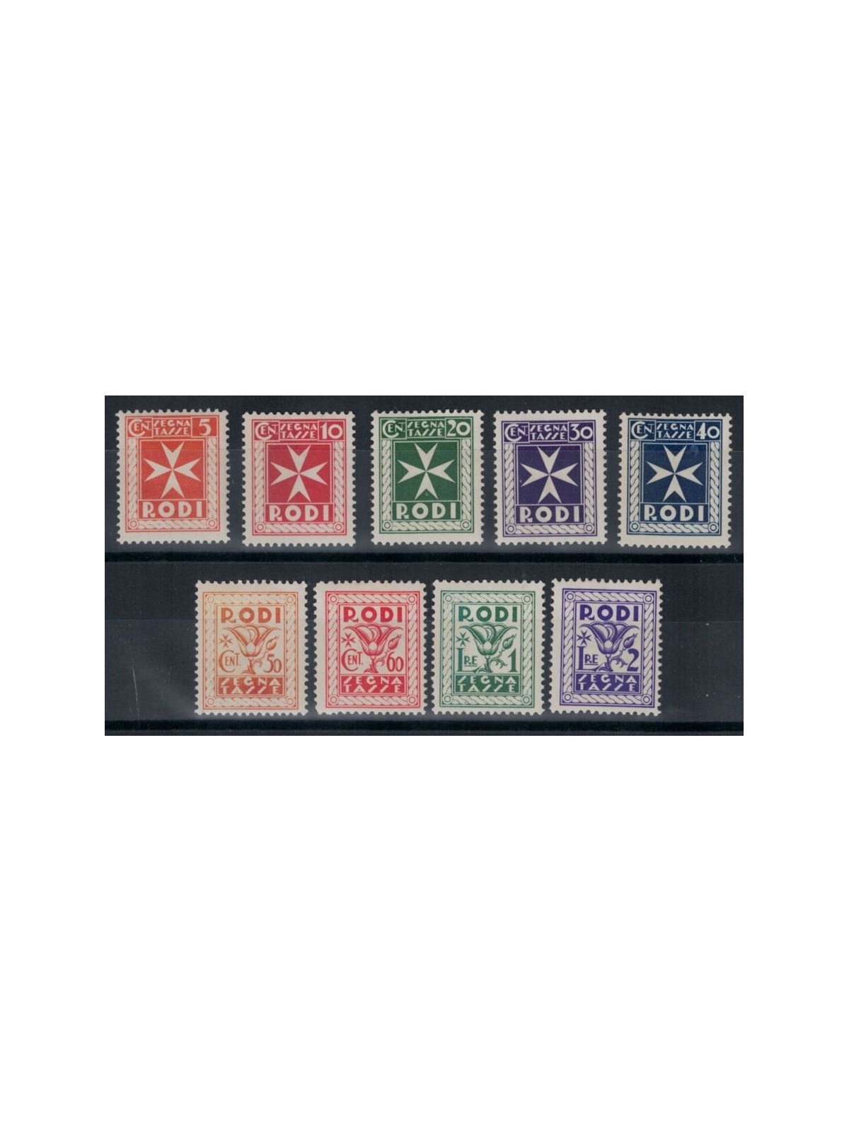 EGEO 1934 Postage Due 9v MH*