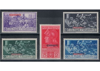 EGEO SCARPANTO 1930 Francesco Ferrucci 5v MH*