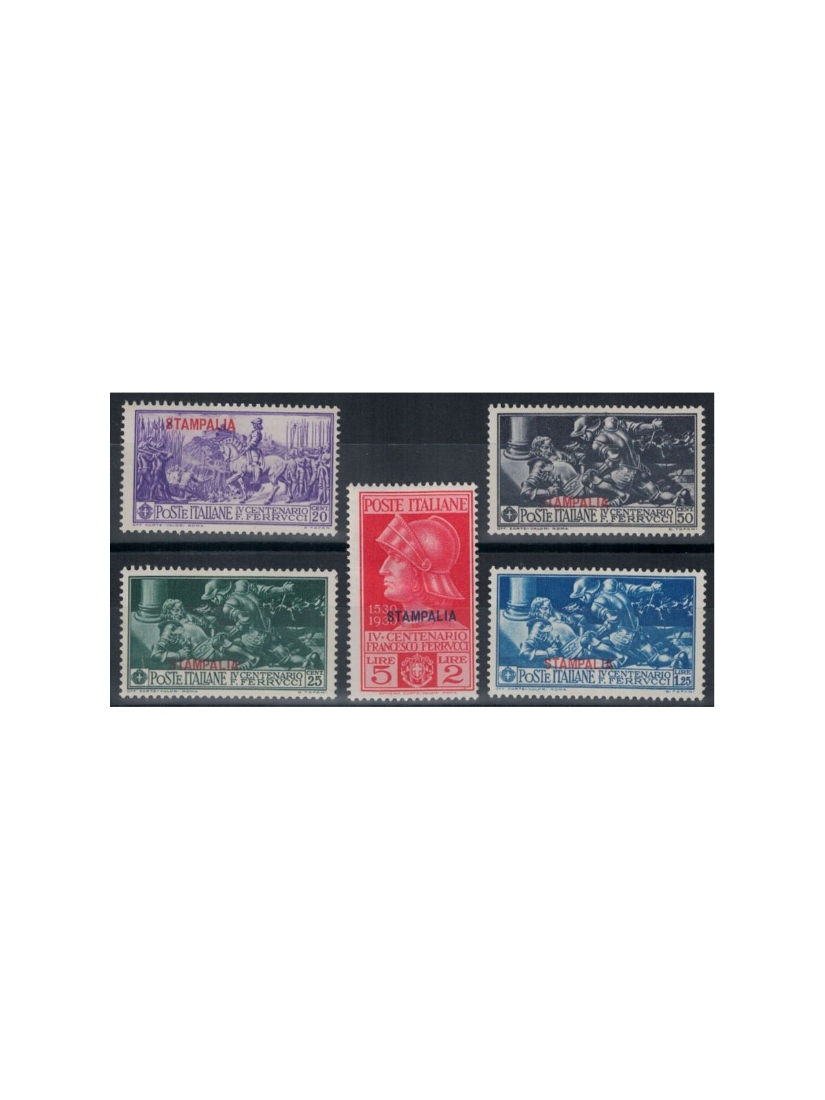 AEGEAN STAMPALIA 1930 Francesco Ferrucci 5v MH*