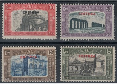 ERITREA 1929 Milizia II 4v MH*
