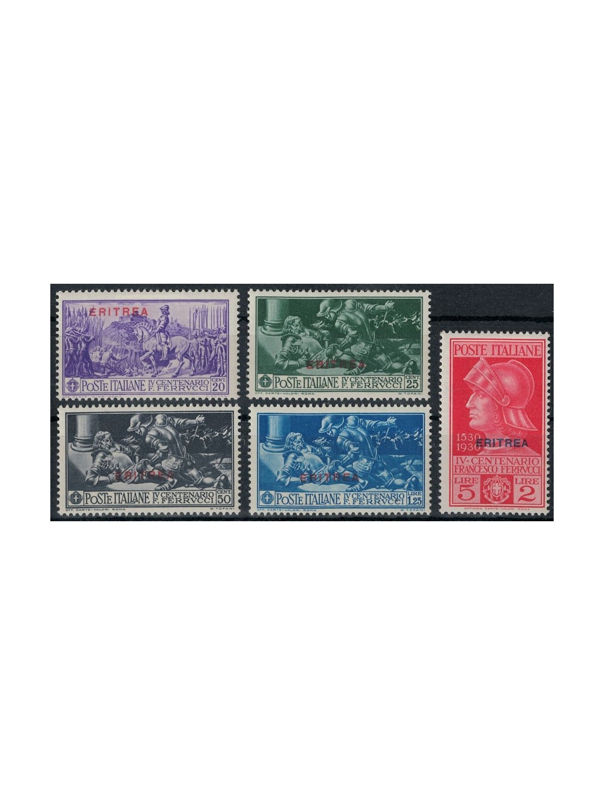 ERITREA 1930 Francesco Ferrucci 5v MH*
