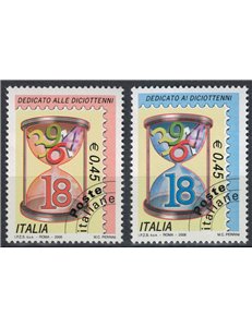 ITALIA 2006 Diciottenni 2v MNH**