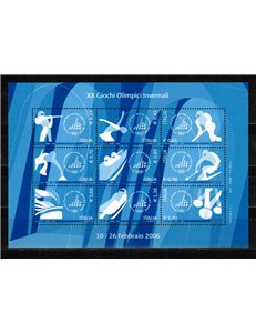 ITALY 2006 Winter Olympic Games s/s MNH**