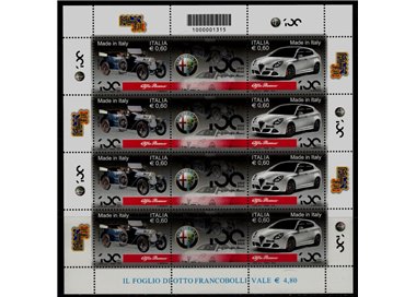 ITALIA 2010 Alfa Romeo MF MNH**
