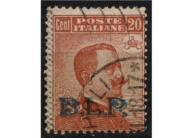 ITALIA REGNO 1922-23 BLP 20c arancio us ©