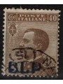 ITALY KINGDOM 1920-23 BLP 40c brown (black blue overlay) us