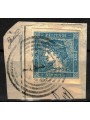 LOMBARDY-VENETIAN KINGDOM 1855 (Newspapers) 3c blue 3rd type us ©