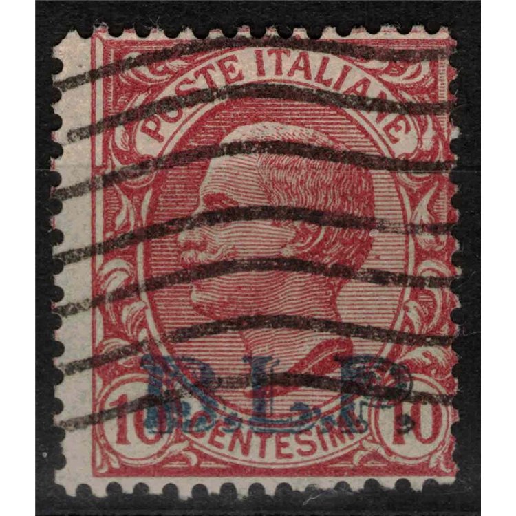 ITALIA REGNO 1923 BLP 10c rosa (soprastampa azzurra) us