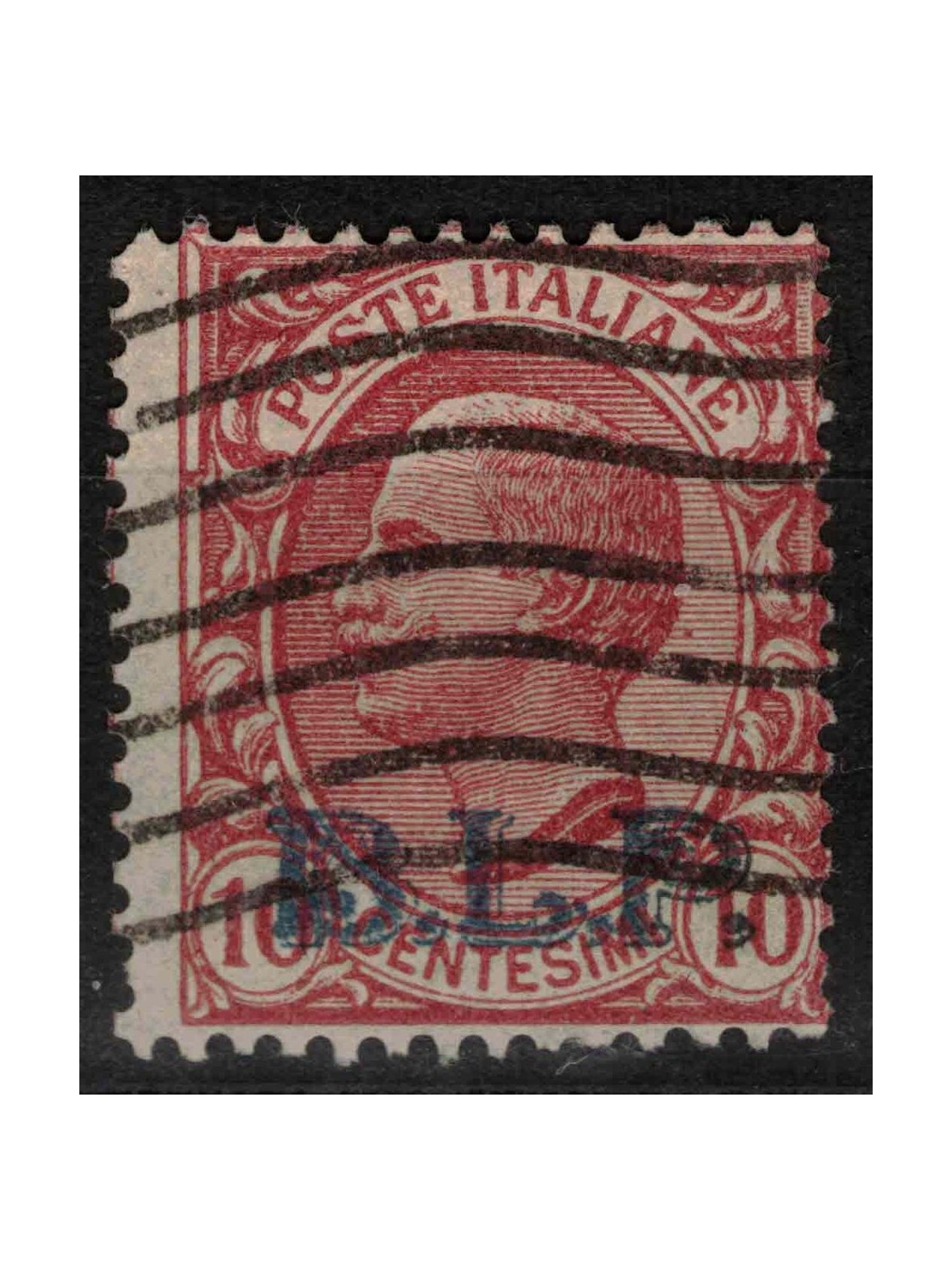 ITALY KINGDOM 1923 BLP 10c pink (blue overprint) us