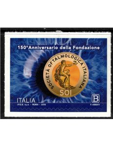 ITALIA 2019 Società Oftalmologica MNH**