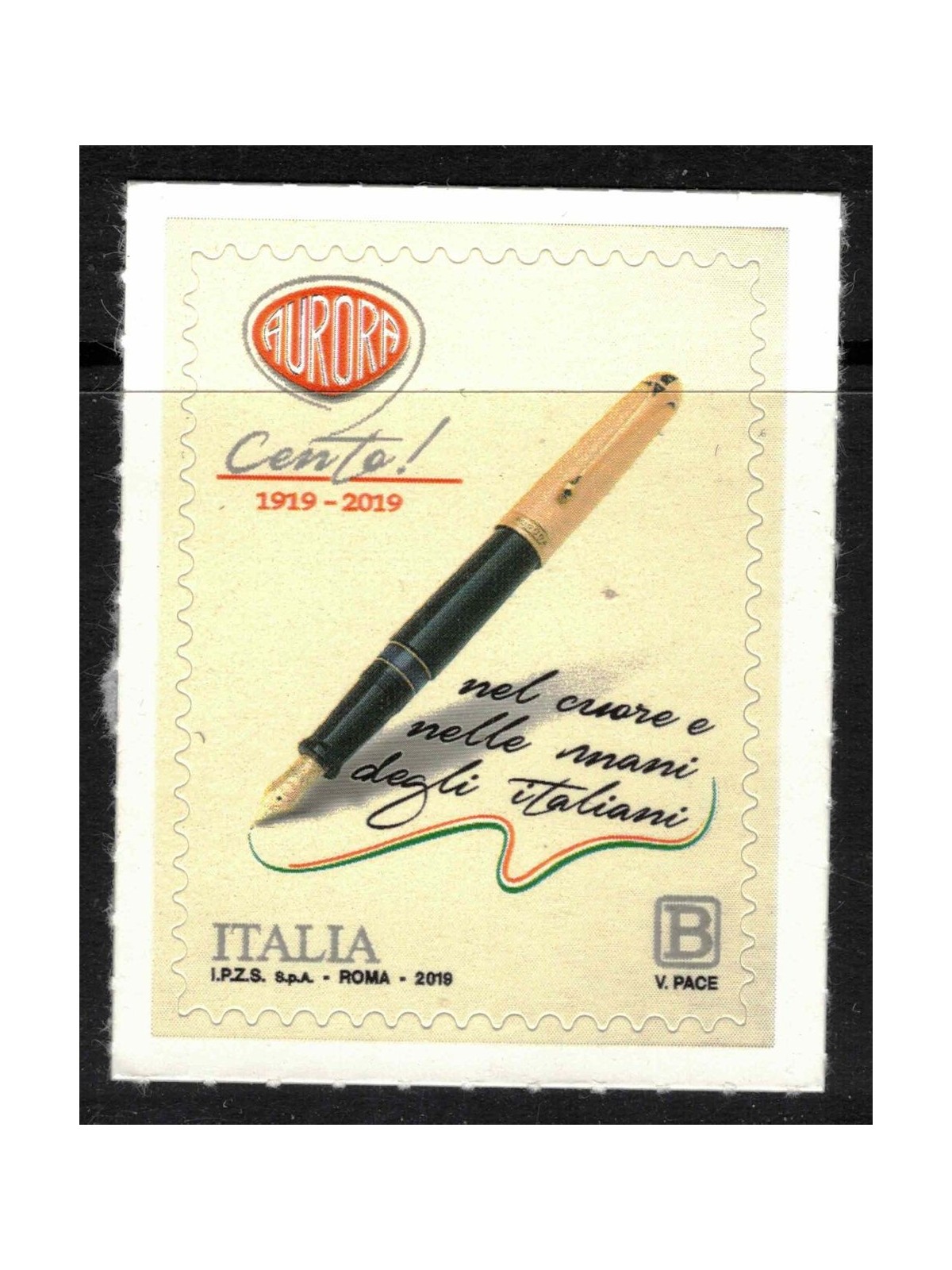 ITALIA 2019 Penna Aurora MNH**