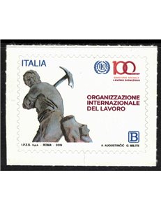 ITALIA 2019 Organizzazione Internazionale del Lavoro MNH**