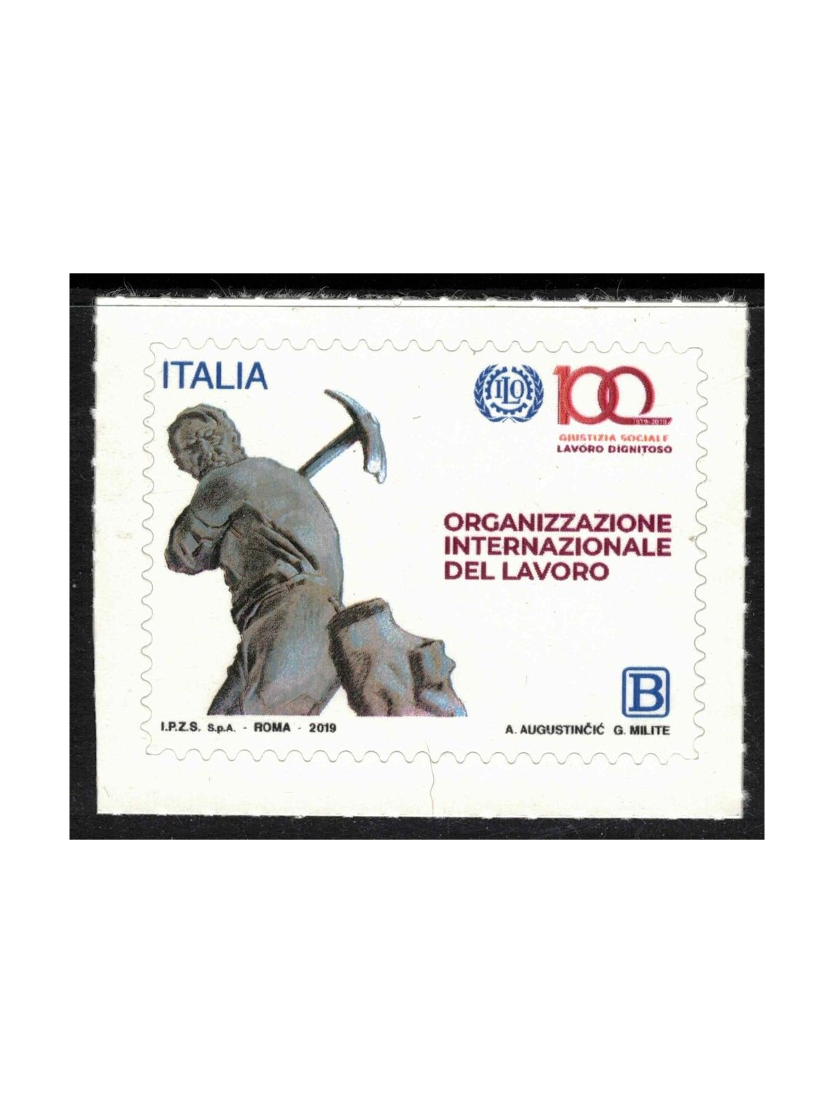 ITALY 2019 International Labour Organization MNH**