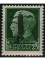ITALIA RSI 1944 Varietà 25c Imperiale (errore colore soprast. capovolta) MNH** ©