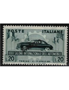 ITALY 1951 Motor Show (Essay) MNH** ©