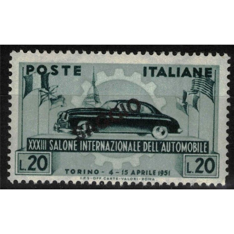 ITALY 1951 Motor Show (Essay) MNH** ©