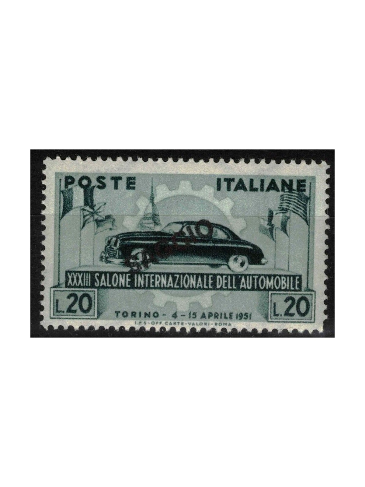 ITALY 1951 Motor Show (Essay) MNH** ©