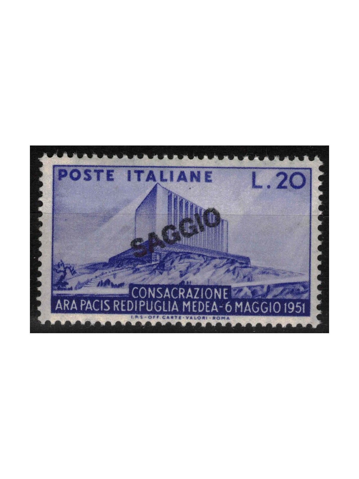 ITALY 1951 Ara Pacis (Essay) MNH** ©