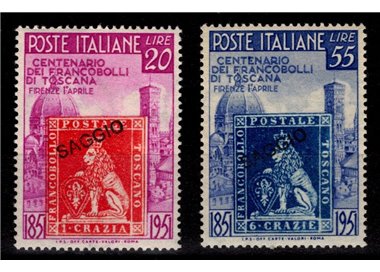 ITALY 1951 Grand Duchy of Tuscany (Example) MNH** ©