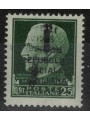ITALY RSI 1944 Variety 25c Imperial (double inverted overprint) MNH**