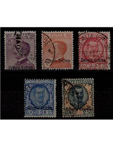 ERITREA 1928-29 Ordinary series 5v us ©