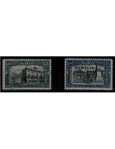 SOMALIA ITALIANA 1927 Milizia I (non emessi) 2v MH* (Lusso)