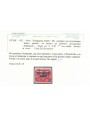 FIUME 1921 Varietà segnatasse ₤50 su 60c carminio (Decalco) MNH** ©