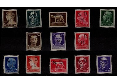 PRIMOSTEN (JUGOSLAVIA) 1944 Imperiale soprastampata 13v MNH** ©