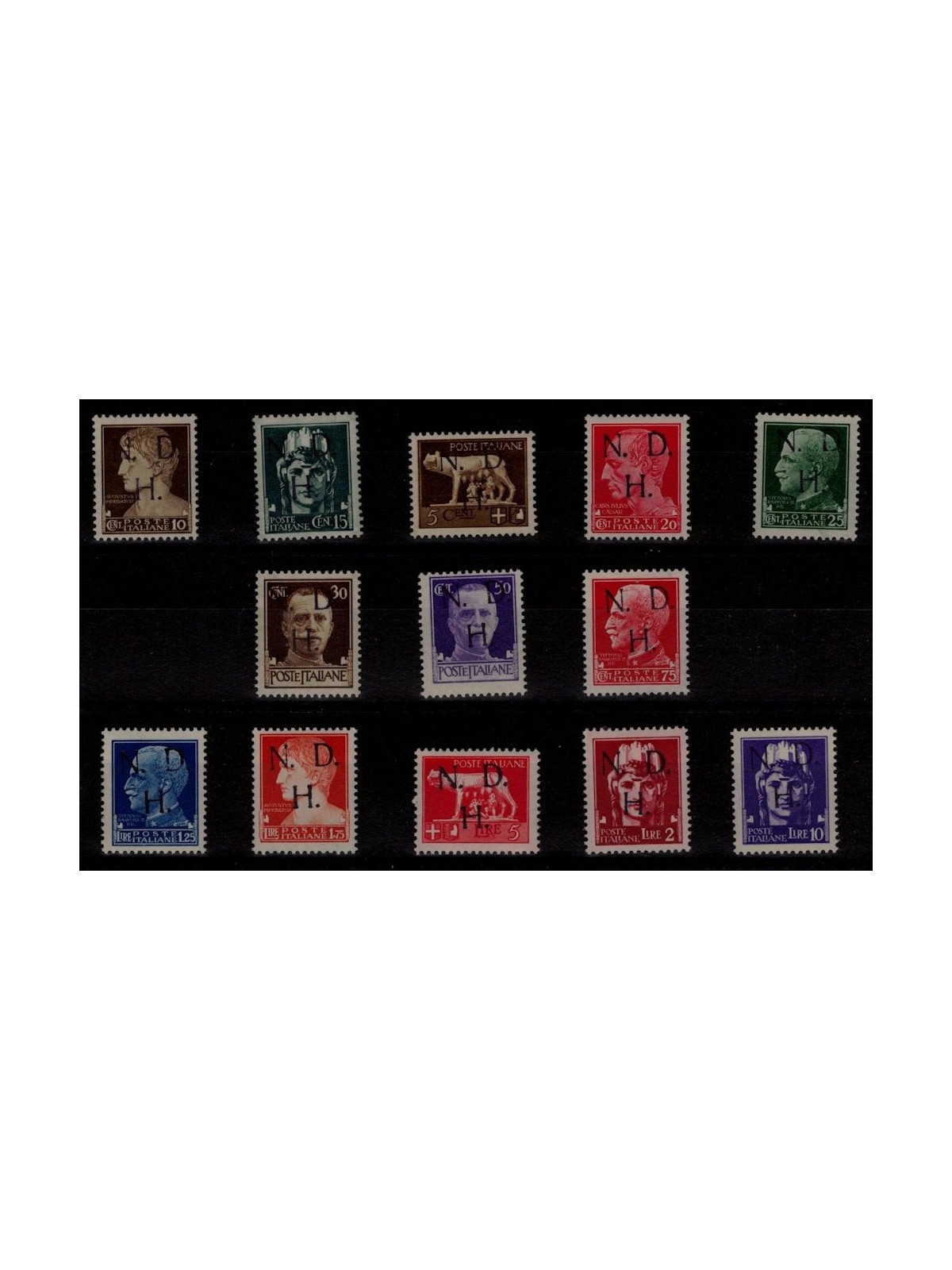 PRIMOSTEN (JUGOSLAVIA) 1944 Imperiale soprastampata 13v MNH** ©