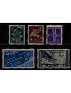 PRIMOSTEN (JUGOSLAVIA) 1944 Posta aerea 5v MNH** ©