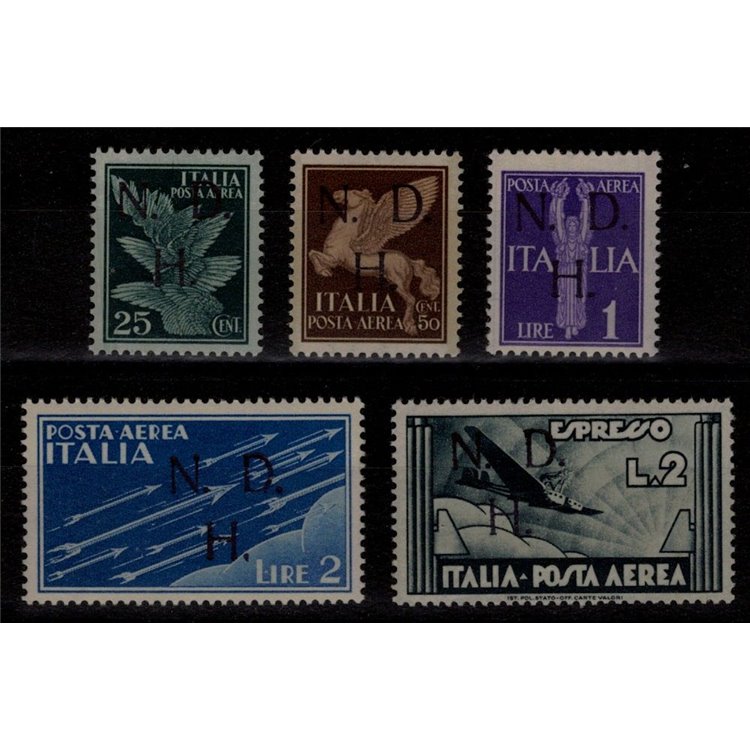 PRIMOSTEN (YUGOSLAVIA) 1944 Airmail 5v MNH** ©