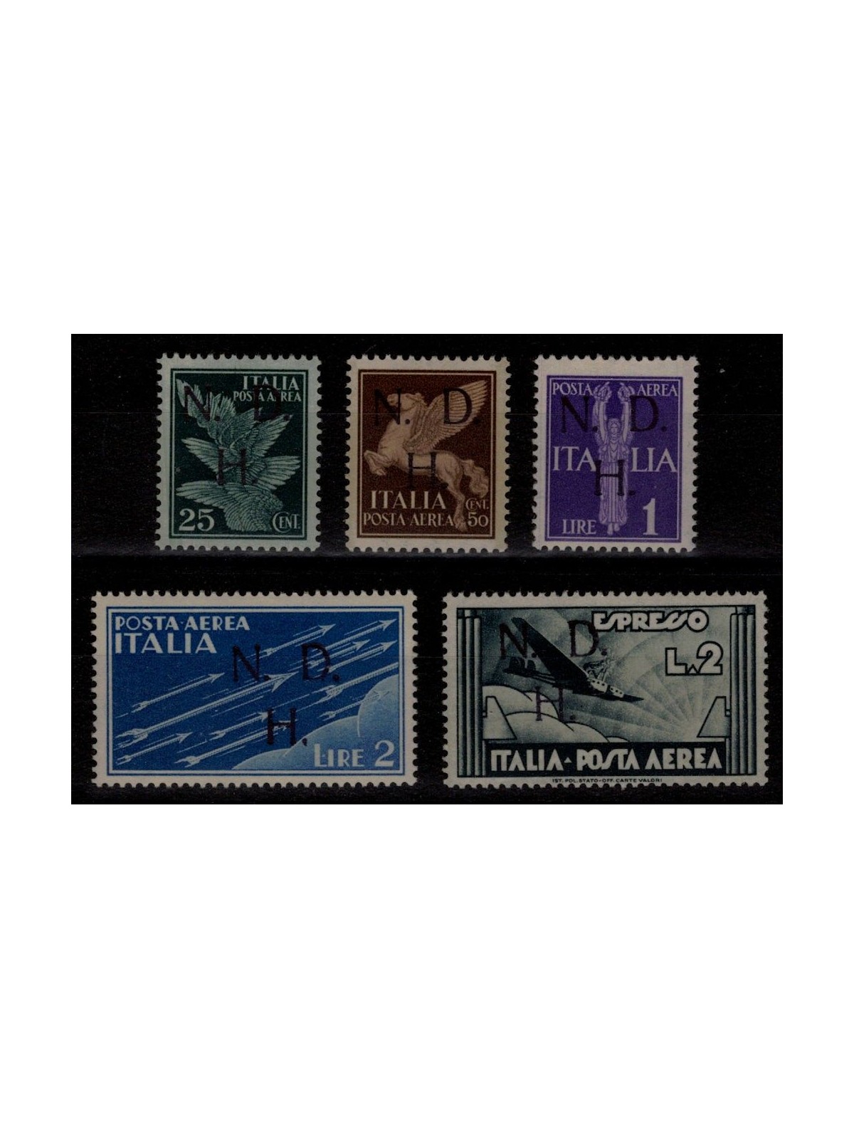 PRIMOSTEN (YUGOSLAVIA) 1944 Airmail 5v MNH** ©