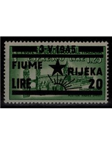 RIVER (WEST. YUGOSLAV) 1945 Espresso Variety (9-ray sun) MNH**