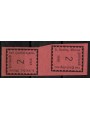 MERANO 1918 Cifra in rettangolo 2h (coppia tête-bêche) MNH** ©