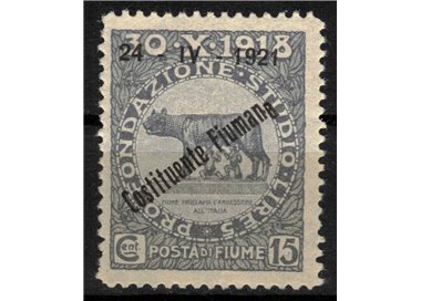 RIVER 1922 Variety 15c Pro Fondazione Studio (with moved stamp) MNH**