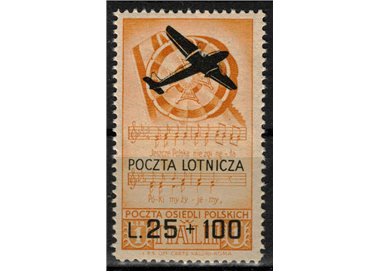 POLISH CORPS 1946 War Relief, Airmail MNH**