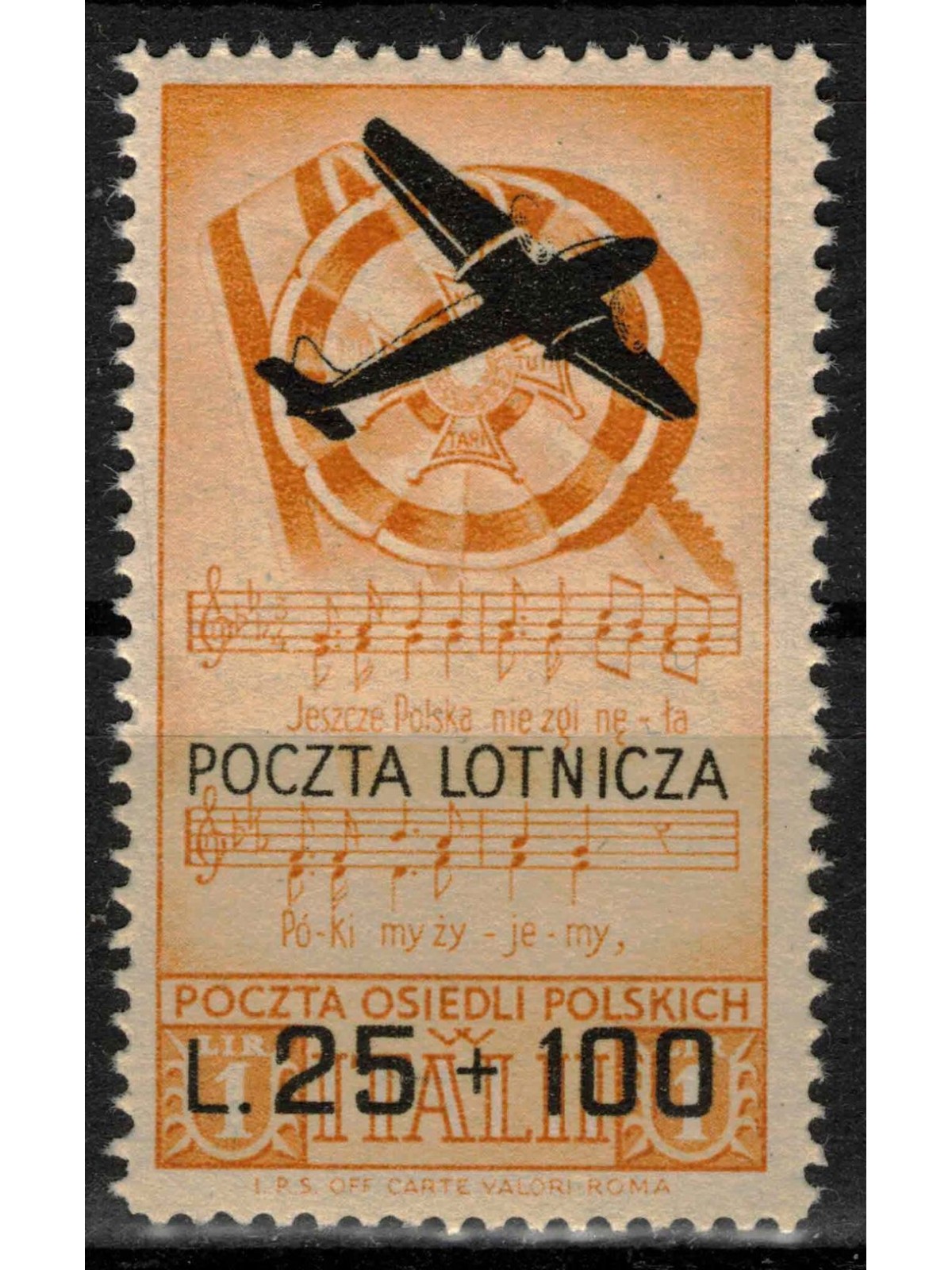 CORPO POLACCO 1946 Soccorso di guerra, posta aerea MNH**