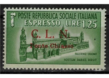 PONTE CHIASSO 1945 Monumenti distrutti (Espresso) MH* ©