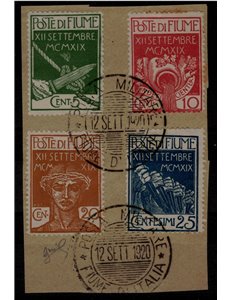 FIUME 1920 Ingresso dei Legionari 4v us ©