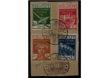 FIUME 1920 Ingresso dei Legionari 4v us ©