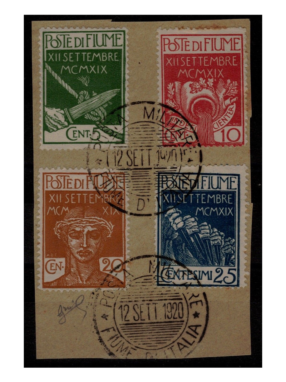 FIUME 1920 Entrance of the Legionaries 4v us ©